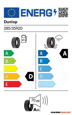 Dunlop SP Sport Maxx GT 600 285/35 R20 104Y XL ROF MFS M+S nyári gumi 2. kép